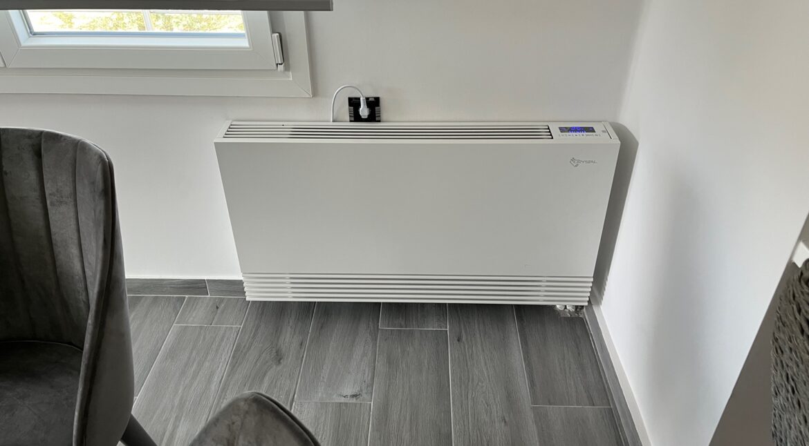 Χρήση αντλίας θερμότητας και FCU για ψύξη και θέρμανση σε μονοκατοικία